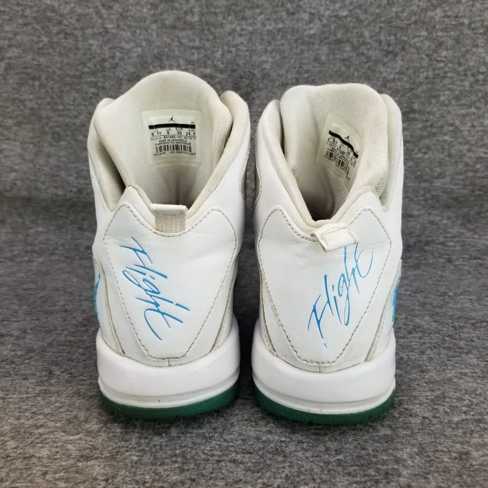 ✅Nike Jordan Flight SC-3 White Powder Blue Youth 6.5Y Athletic Basketball Shoes - Picture 8 of 12